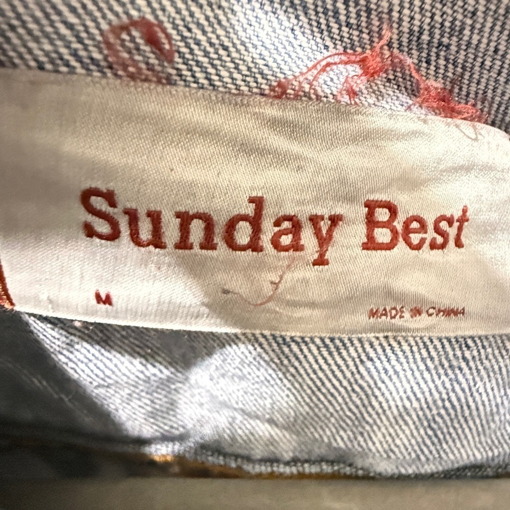 Sunday Best Light Wash Denim Jacket - Picture 4 of 4